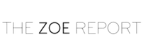 The Zoe Report logo in bold black and gray text on a white background
